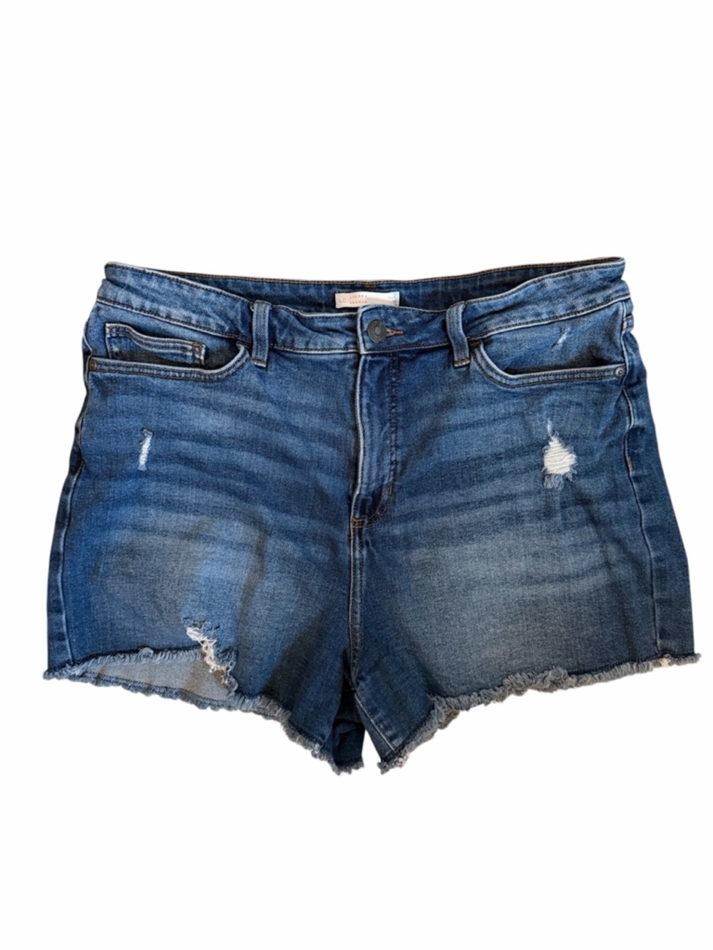 LC Lauren Conrad Denim Shorts - Medium Blue. Size 16